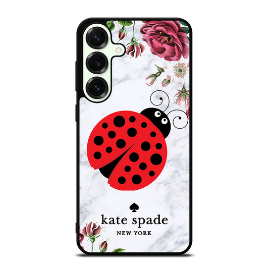 KATE SPADE LADYBUG FLORAL MARBLE Samsung Galaxy S25 Plus Case Cover