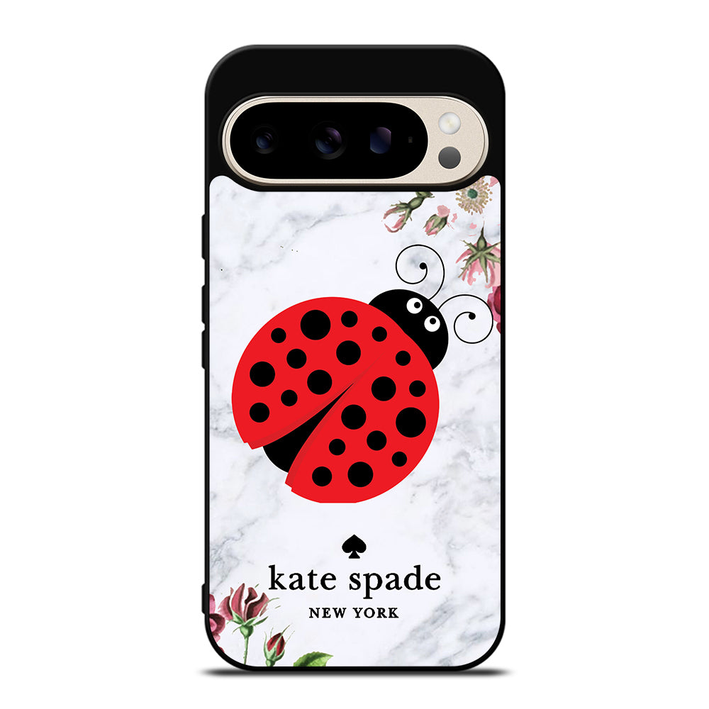 KATE SPADE LADYBUG FLORAL MARBLE Google Pixel 9 Pro Case Cover