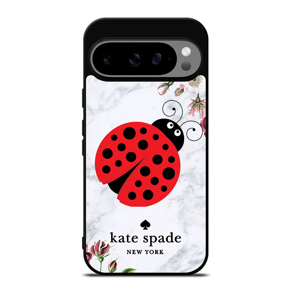 KATE SPADE LADYBUG FLORAL MARBLE Google Pixel 9 Pro XL Case Cover
