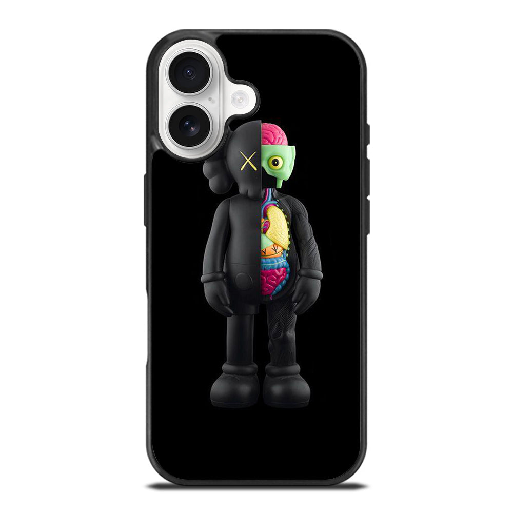 KAWS DESIGN BLACK iPhone 17 Case Cover