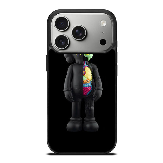 KAWS DESIGN BLACK iPhone 17 Pro Case Cover