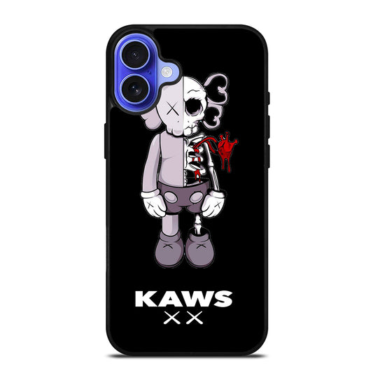 KAWS DESIGN SKULL iPhone 16 Case Cover