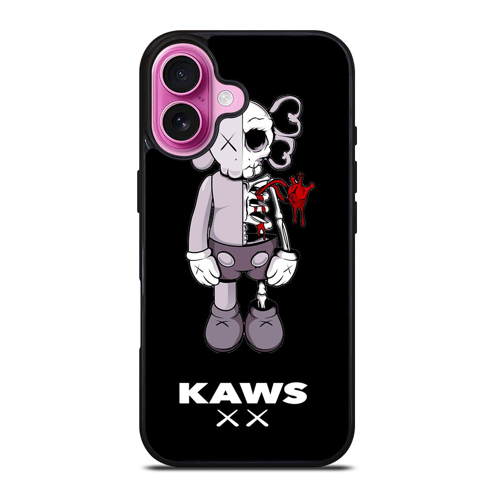 KAWS DESIGN SKULL iPhone 16 Plus Case Cover