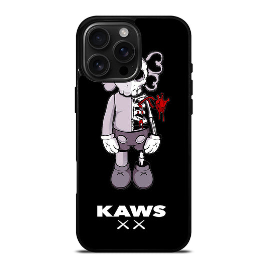 KAWS DESIGN SKULL iPhone 16 Pro Max Case Cover