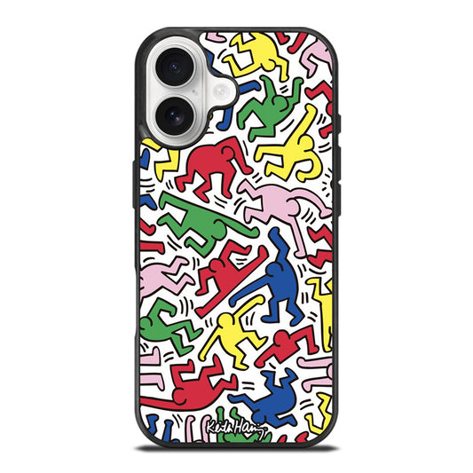 KEITH HARING ART PATTERN iPhone 17 Case Cover