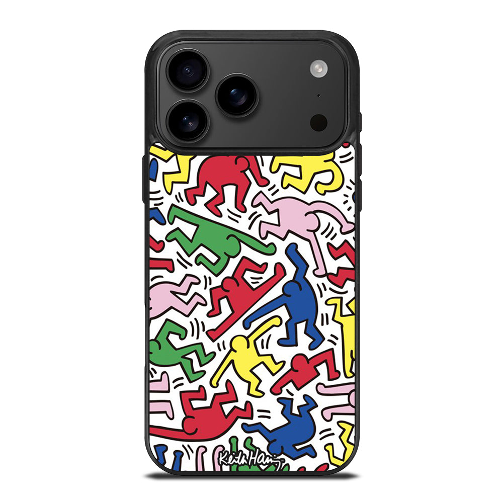KEITH HARING ART PATTERN iPhone 17 Pro Max Case Cover