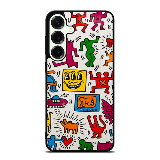 KEITH HARING PATTERN Samsung Galaxy S25 Plus Case Cover