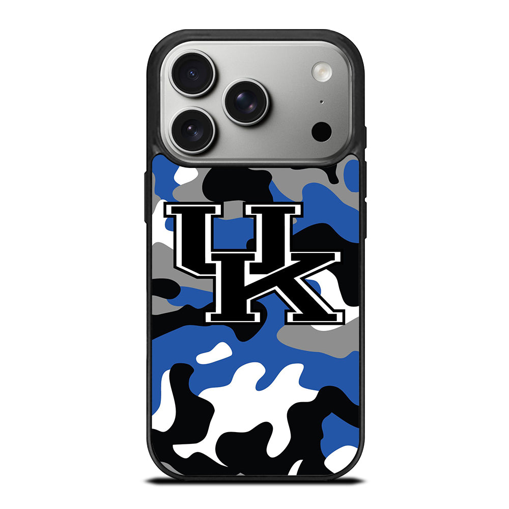KENTUCKY WILDCATS CAMO LOGO iPhone 17 Pro Case Cover