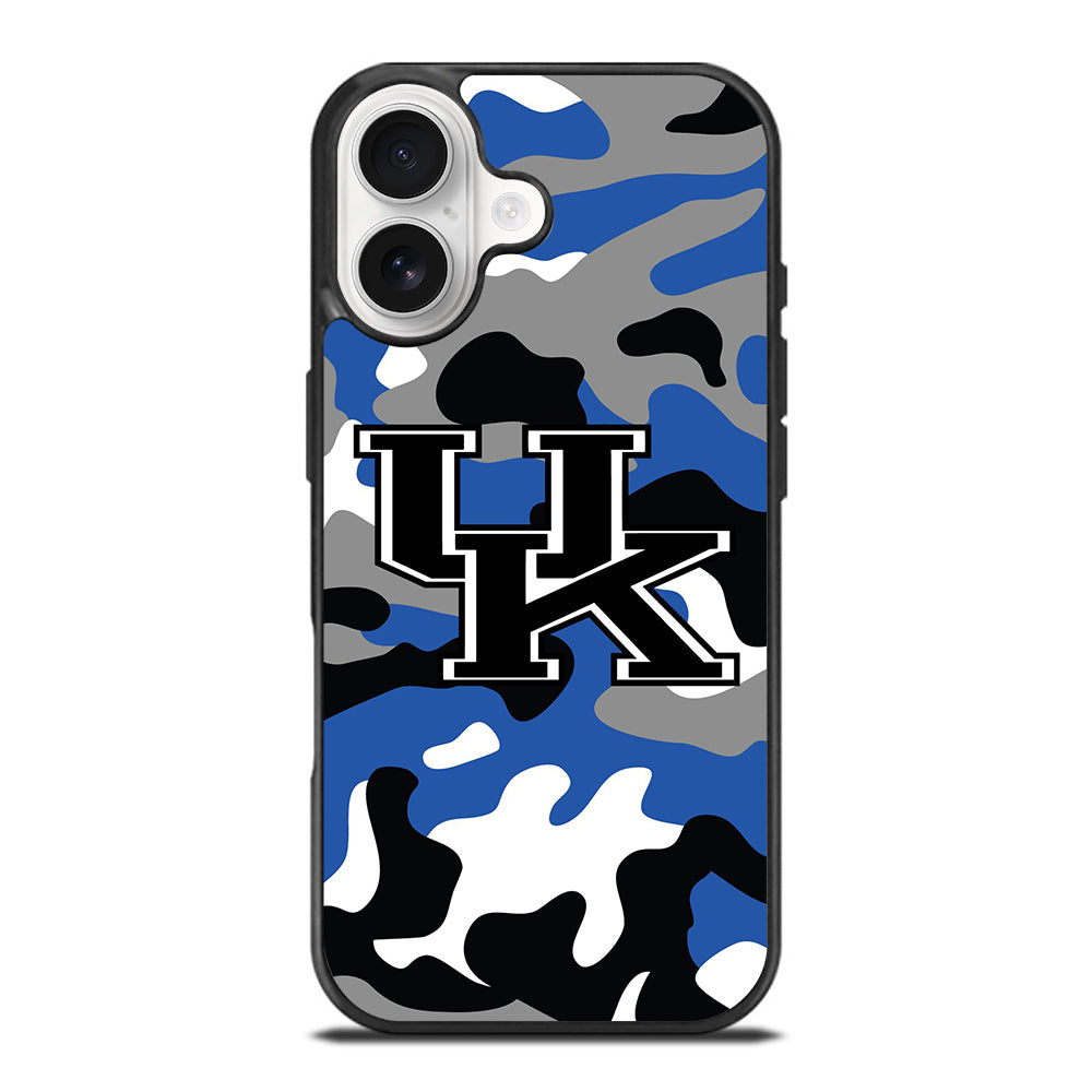KENTUCKY WILDCATS CAMO LOGO iPhone 17 Case Cover
