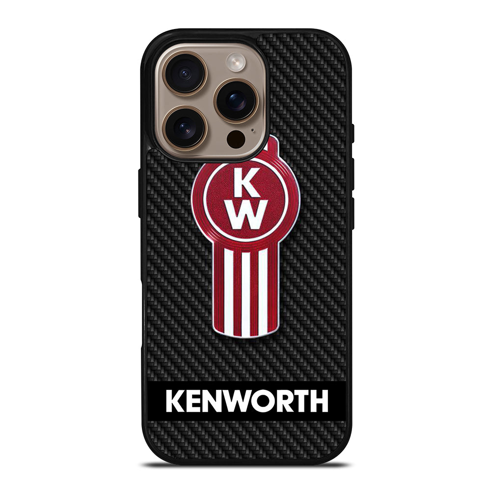 KENWORTH TRUCK CARBON LOGO iPhone 16 Pro Case Cover