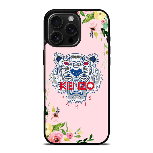KENZO PARIS FLORAL 2 iPhone 16 Pro Max Case Cover