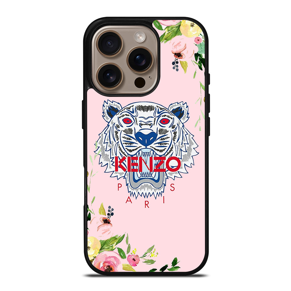 KENZO PARIS FLORAL 2 iPhone 16 Pro Case Cover