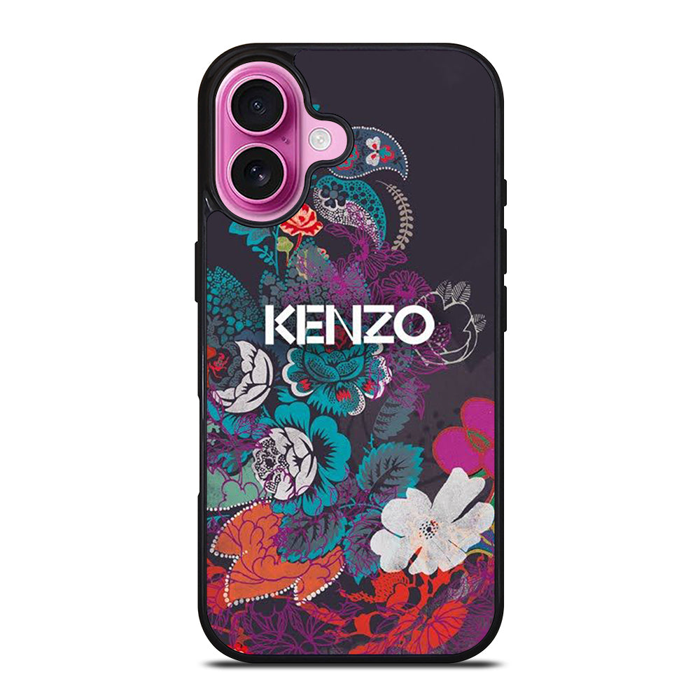 KENZO PARIS FLORAL iPhone 16 Plus Case Cover