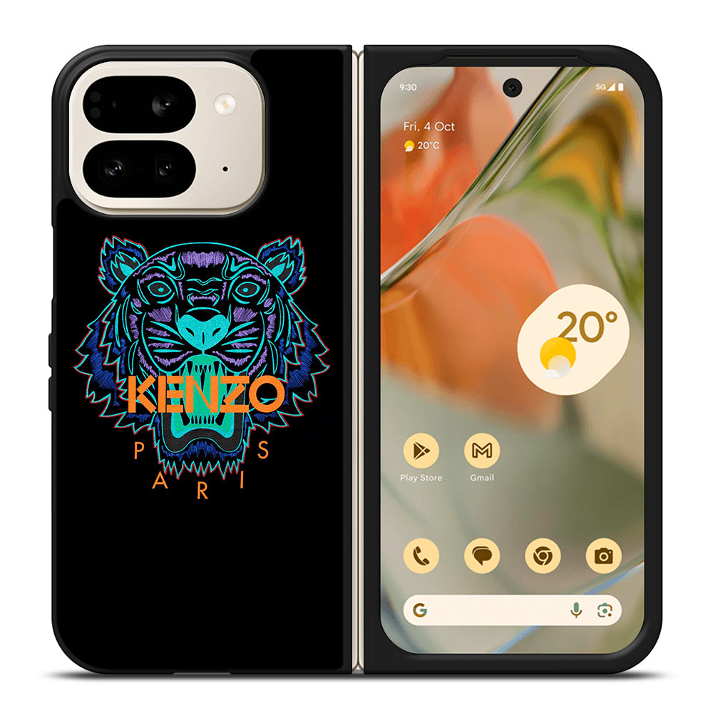 KENZO PARIS TIGER LOGO Google Pixel 9 Pro Fold Case Cover