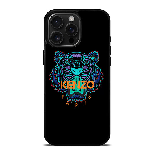 KENZO PARIS TIGER LOGO iPhone 16 Pro Max Case Cover
