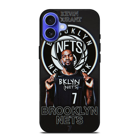 KEVIN DURANT BROOKLYN NETS iPhone 16 Case Cover