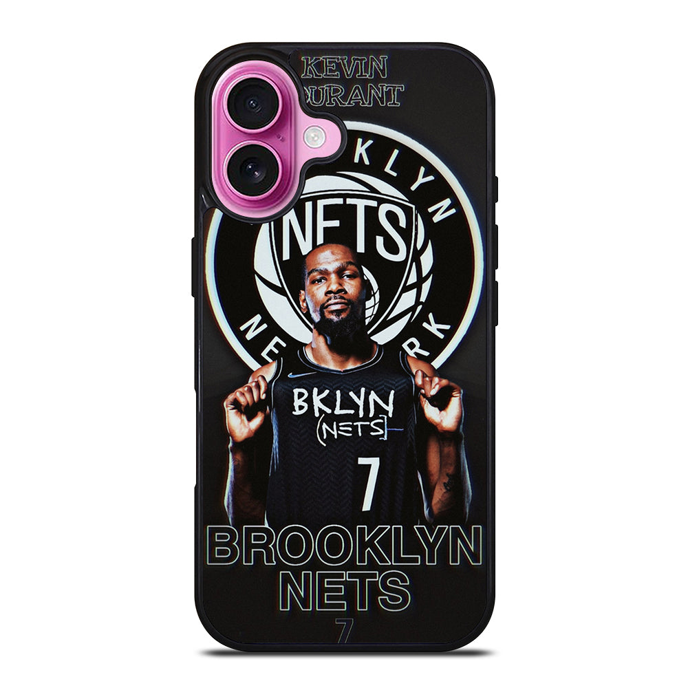 KEVIN DURANT BROOKLYN NETS iPhone 16 Plus Case Cover