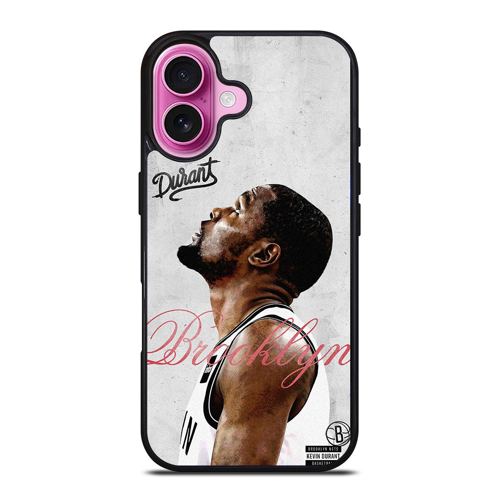 KEVIN DURANT NBA BROOKLYN NETS iPhone 16 Plus Case Cover