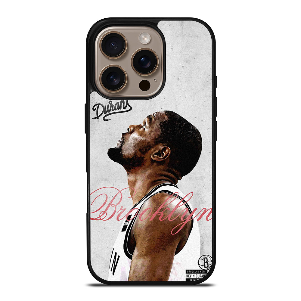 KEVIN DURANT NBA BROOKLYN NETS iPhone 16 Pro Case Cover