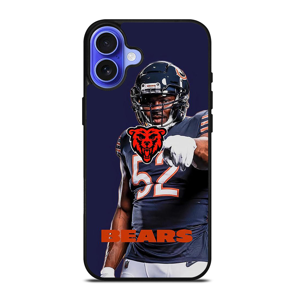 KHALIL MACK 52 BEARS iPhone 16 Case Cover