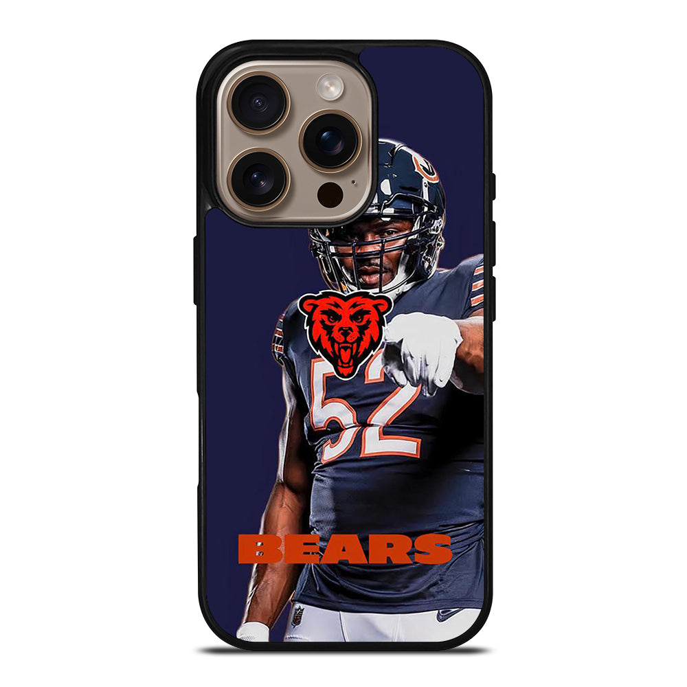 KHALIL MACK 52 BEARS iPhone 16 Pro Case Cover