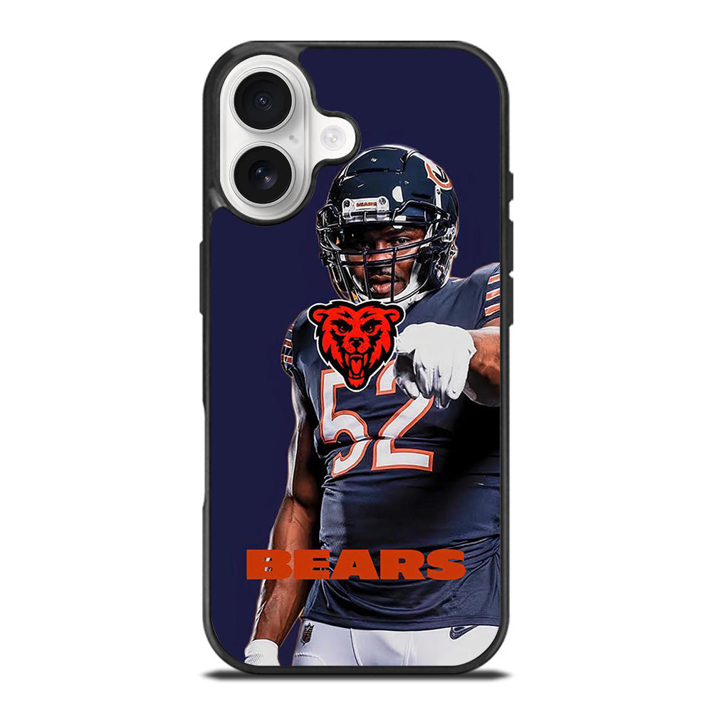 KHALIL MACK 52 BEARS iPhone 17 Case Cover