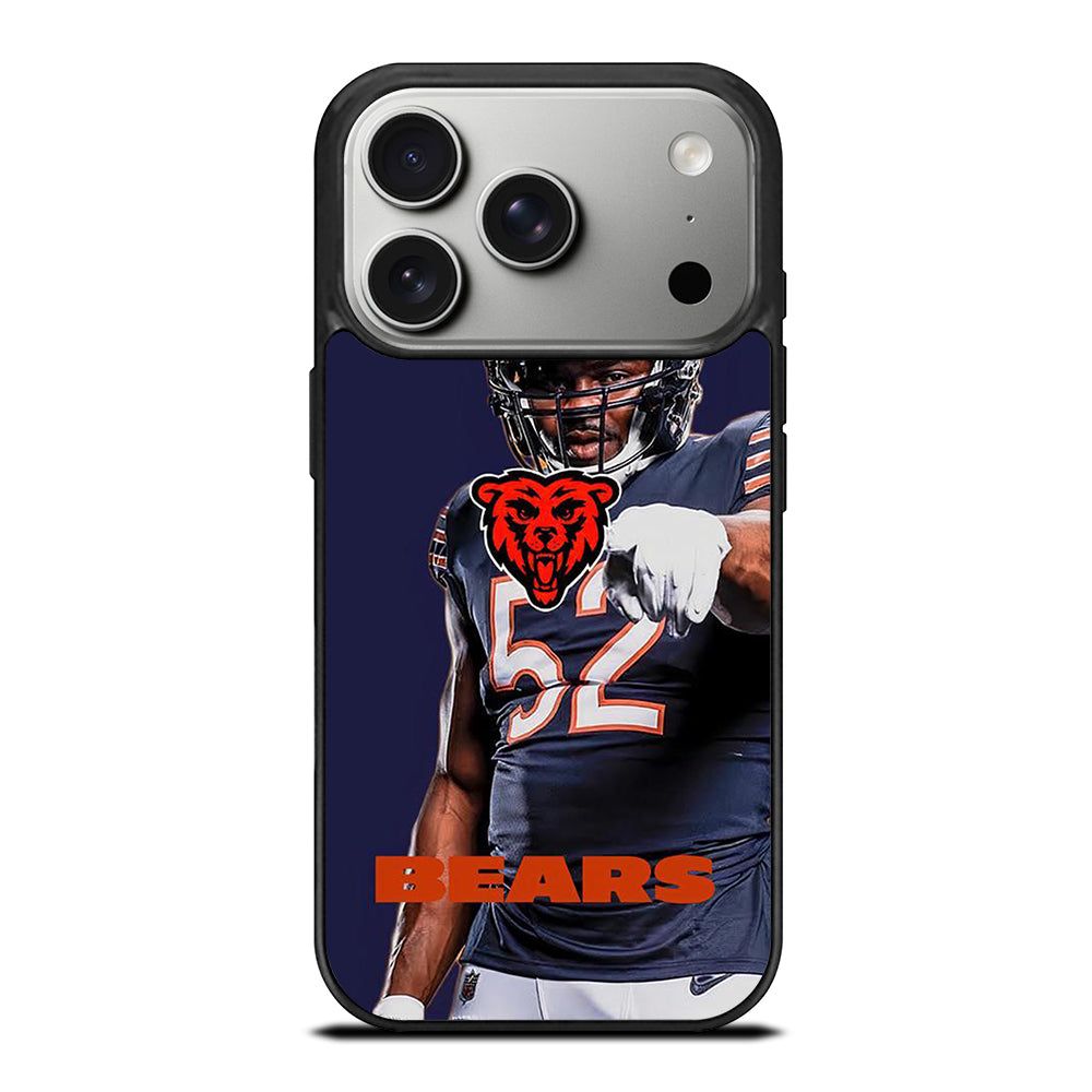 KHALIL MACK 52 BEARS iPhone 17 Pro Case Cover