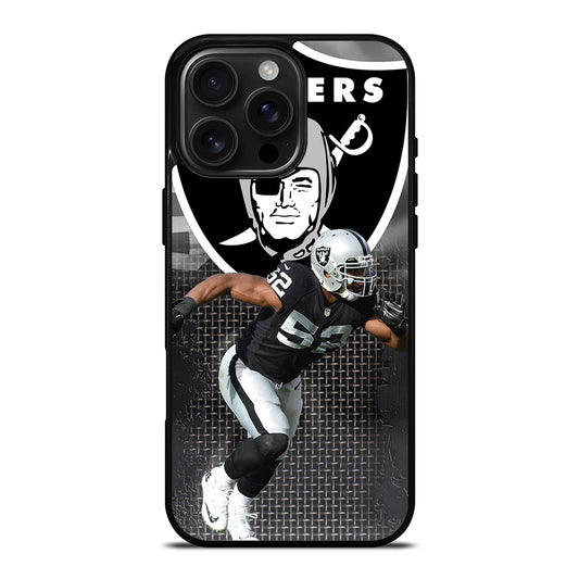 KHALIL MACK FOOTBALL PLAYER iPhone 16 Pro Max Case Cover