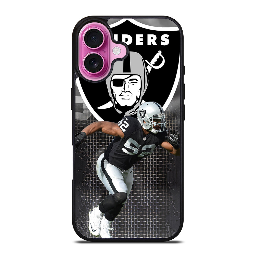 KHALIL MACK FOOTBALL PLAYER iPhone 16 Plus Case Cover