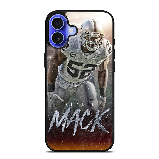 KHALIL MACK THE BEARS ART iPhone 16 Case Cover