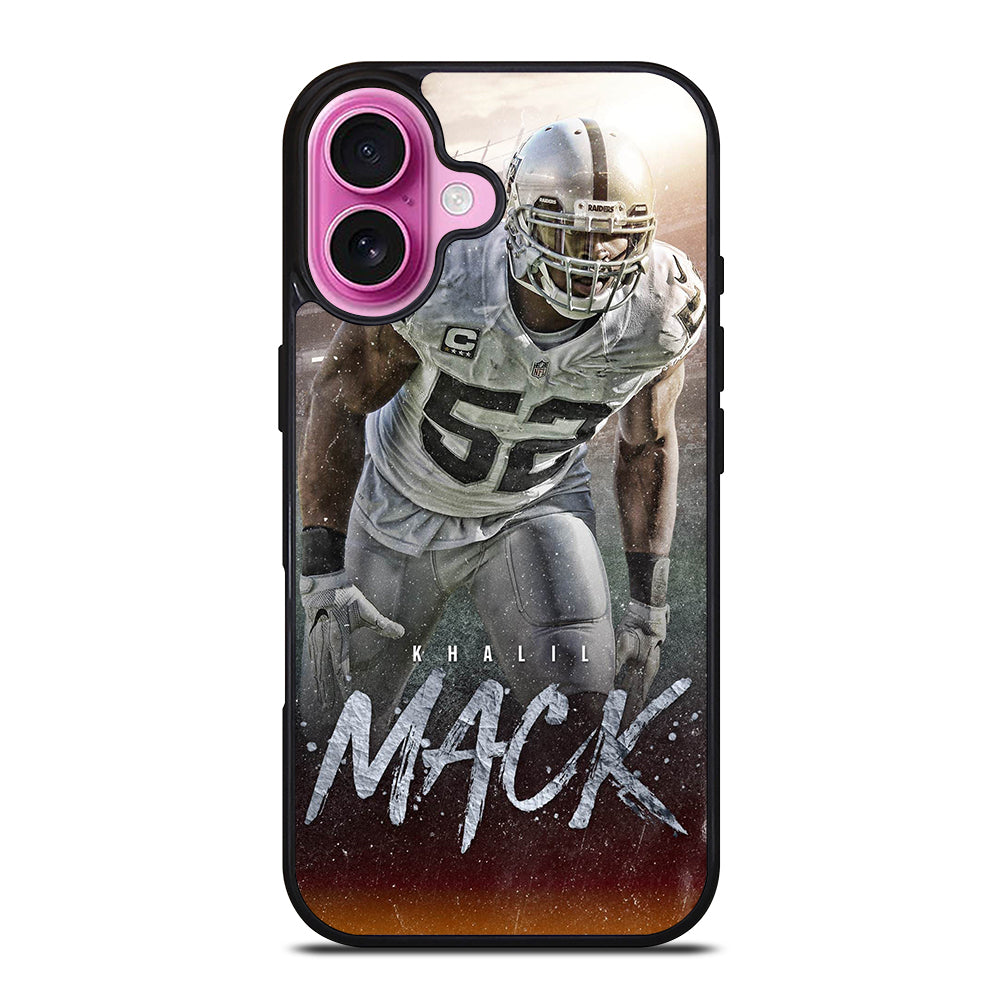 KHALIL MACK THE BEARS ART iPhone 16 Plus Case Cover