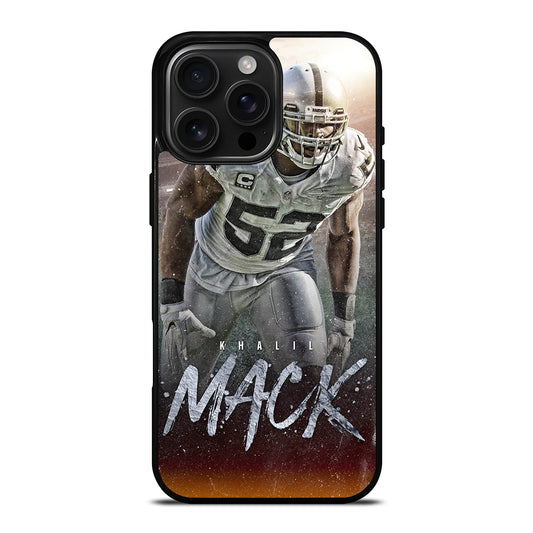 KHALIL MACK THE BEARS ART iPhone 16 Pro Max Case Cover