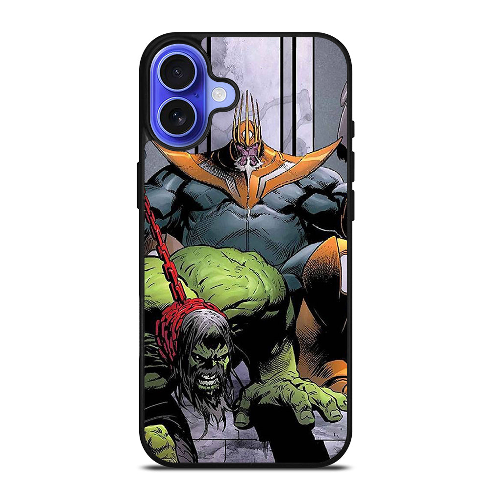 KING THANOS MARVEL CARTOON iPhone 16 Case Cover