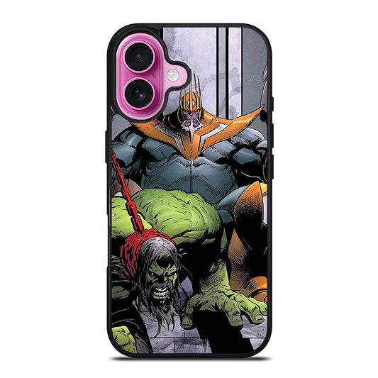 KING THANOS MARVEL CARTOON iPhone 16 Plus Case Cover