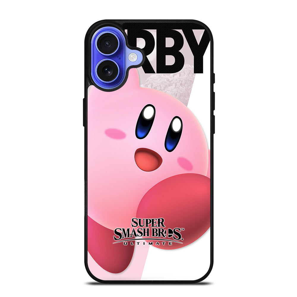 KIRBY SUPER SMASH BROS GAME 1 iPhone 16 Case Cover