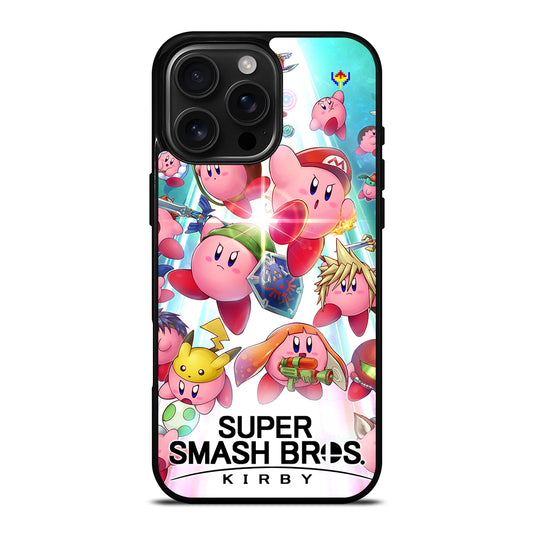 KIRBY SUPER SMASH BROS GAME 3 iPhone 16 Pro Max Case Cover