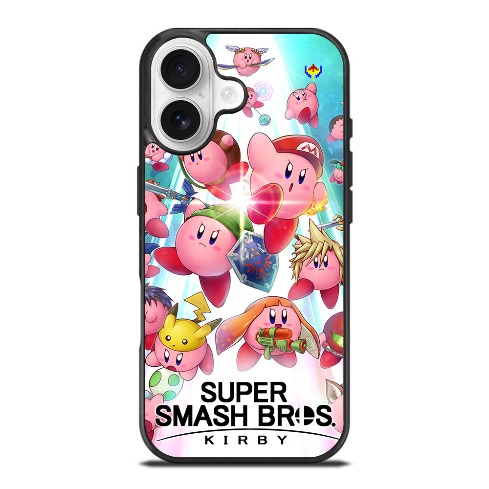 KIRBY SUPER SMASH BROS GAME 3 iPhone 17 Case Cover