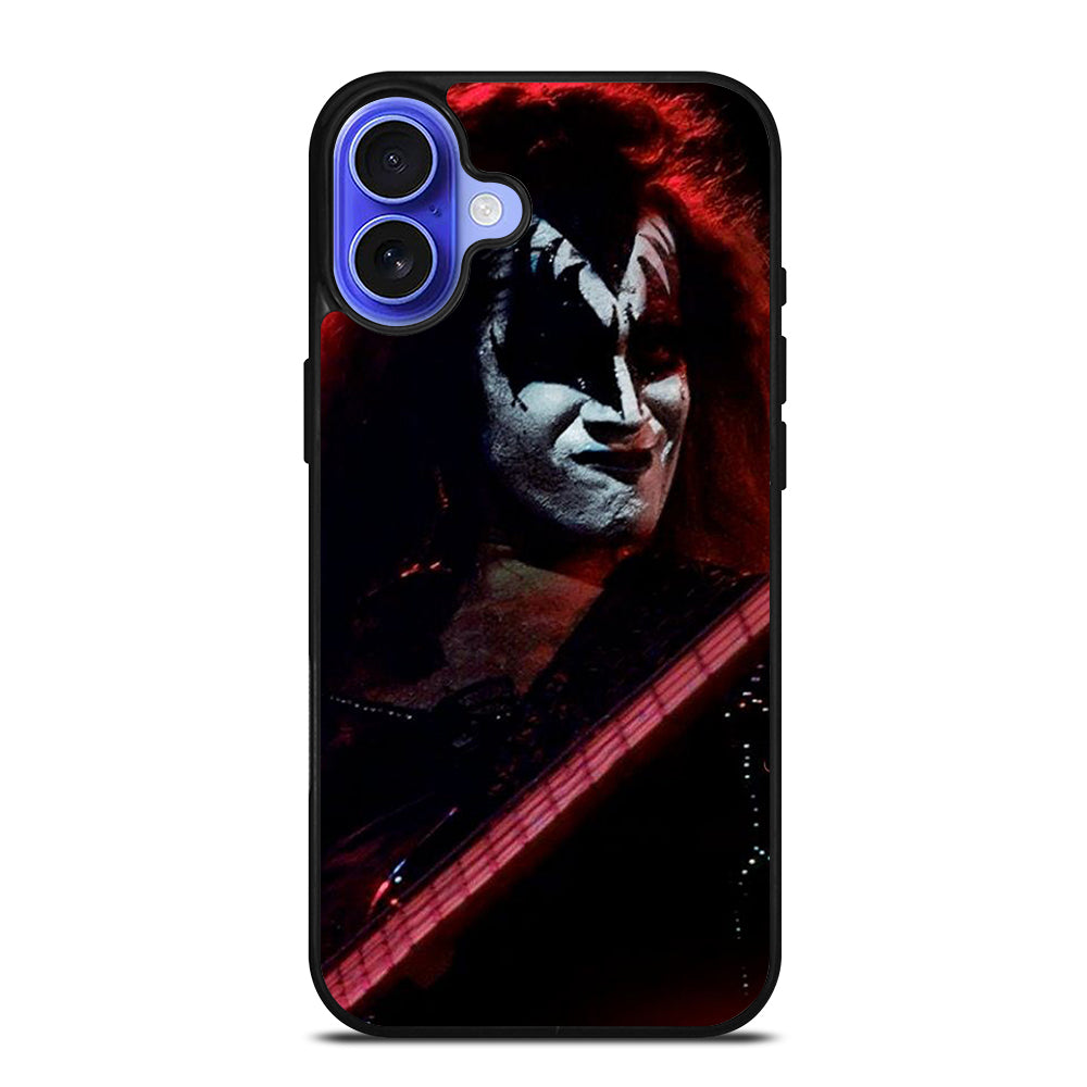 KISS BAND GENE SIMMONS iPhone 16 Case Cover