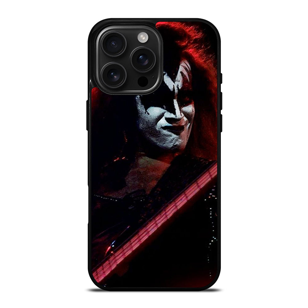 KISS BAND GENE SIMMONS iPhone 16 Pro Max Case Cover