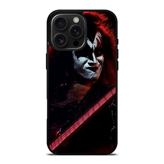 KISS BAND GENE SIMMONS iPhone 16 Pro Max Case Cover