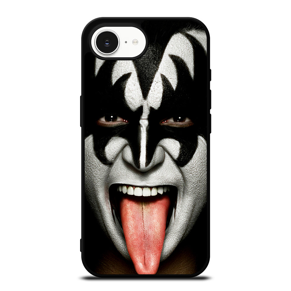 KISS BAND GENE SIMMONS FACE iPhone 16e Case Cover