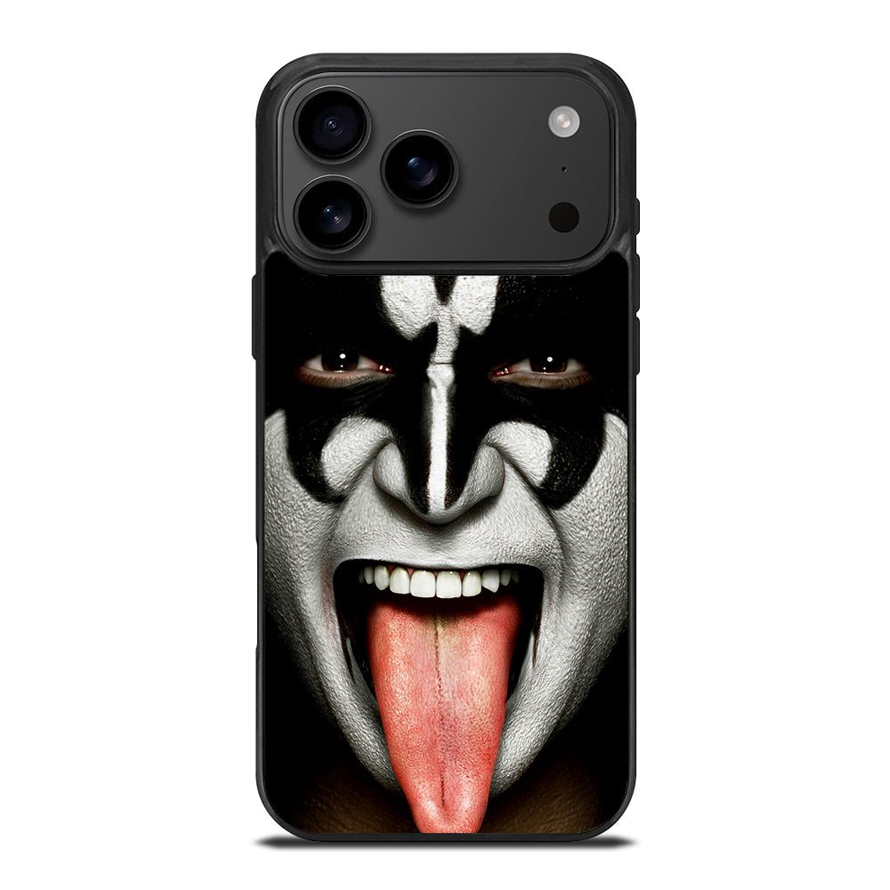 KISS BAND GENE SIMMONS FACE iPhone 17 Pro Max Case Cover