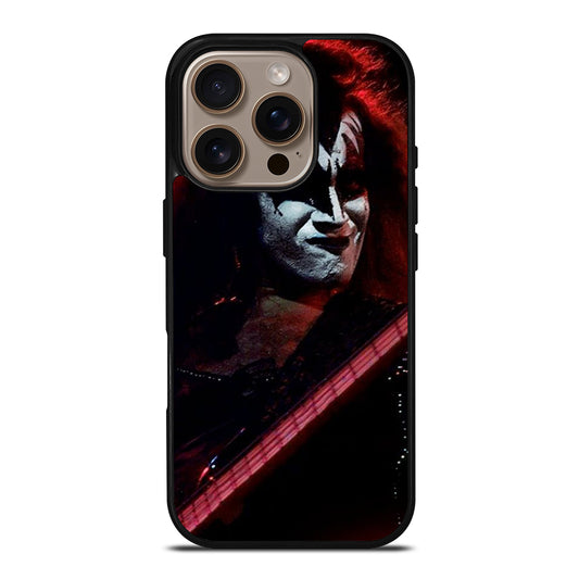 KISS BAND GENE SIMMONS iPhone 16 Pro Case Cover