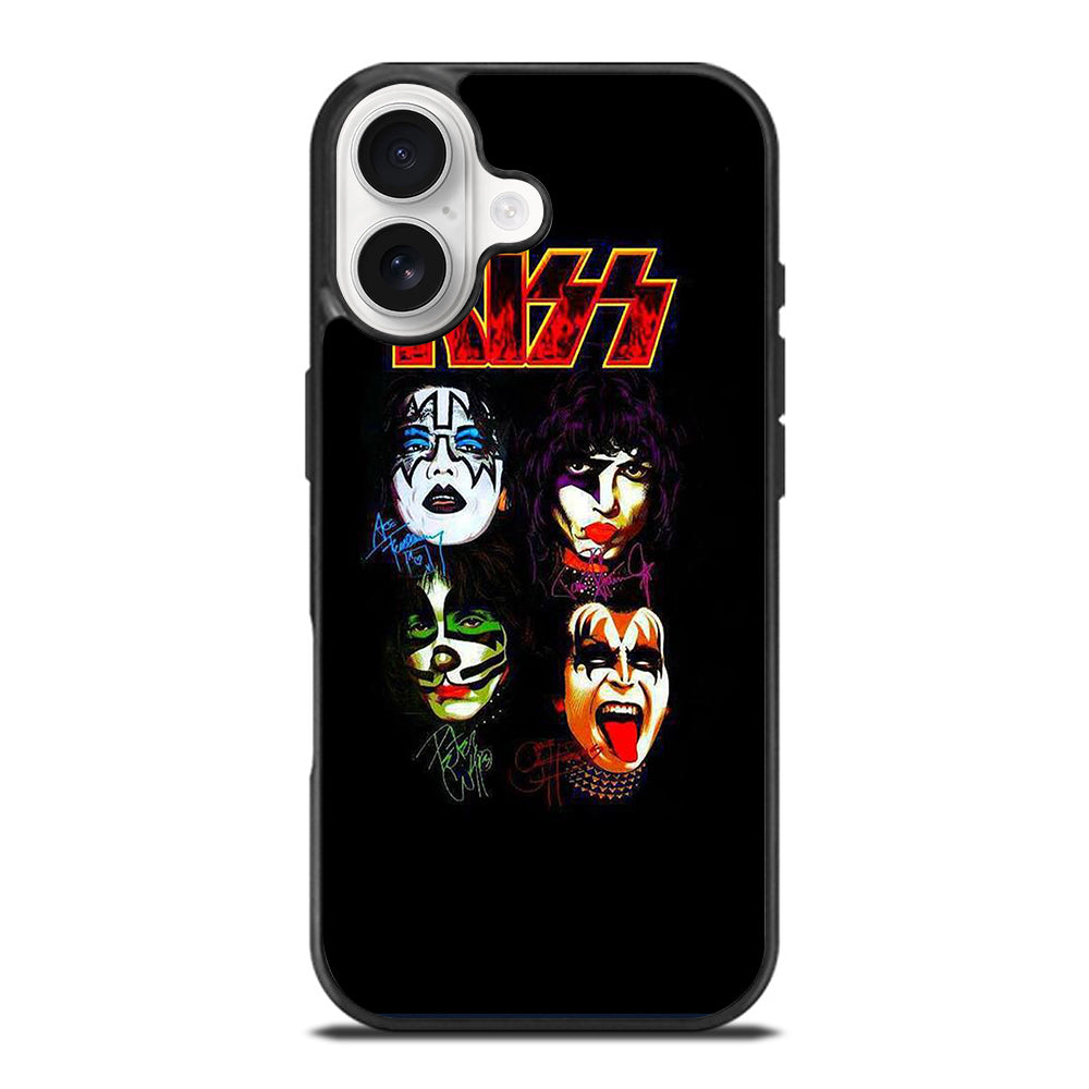KISS BAND SIGNATURE iPhone 17 Case Cover