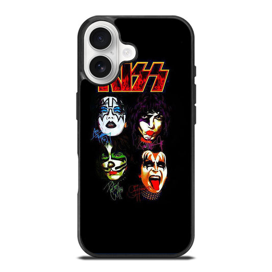 KISS BAND SIGNATURE iPhone 17 Case Cover