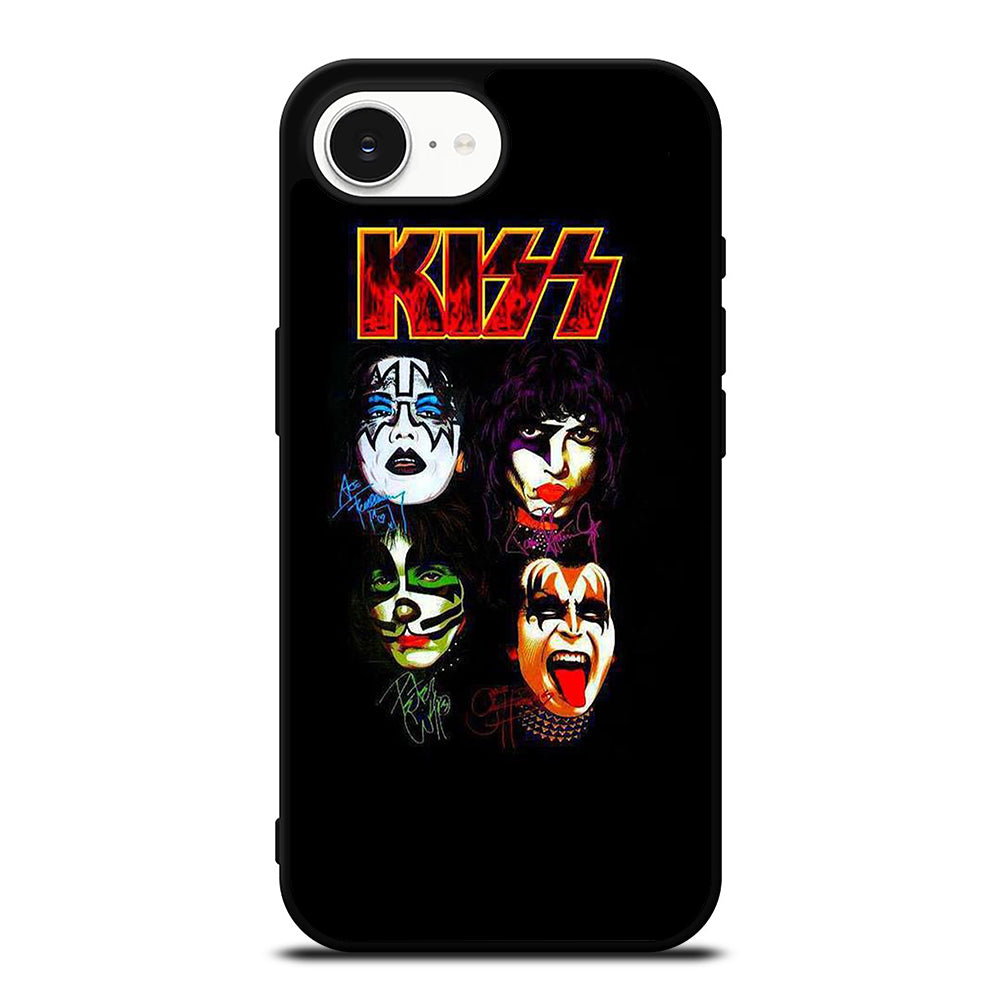 KISS BAND SIGNATURE iPhone 16e Case Cover