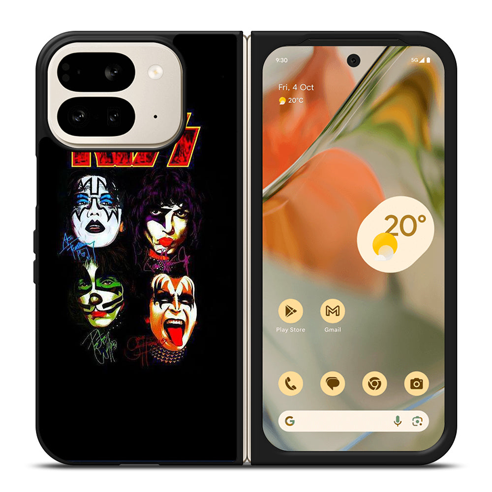 KISS BAND SIGNATURE Google Pixel 9 Pro Fold Case Cover