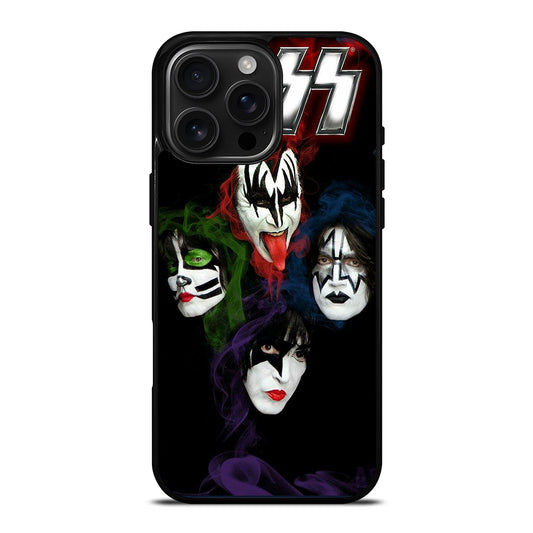 KISS METAL BAND FACE iPhone 16 Pro Max Case Cover