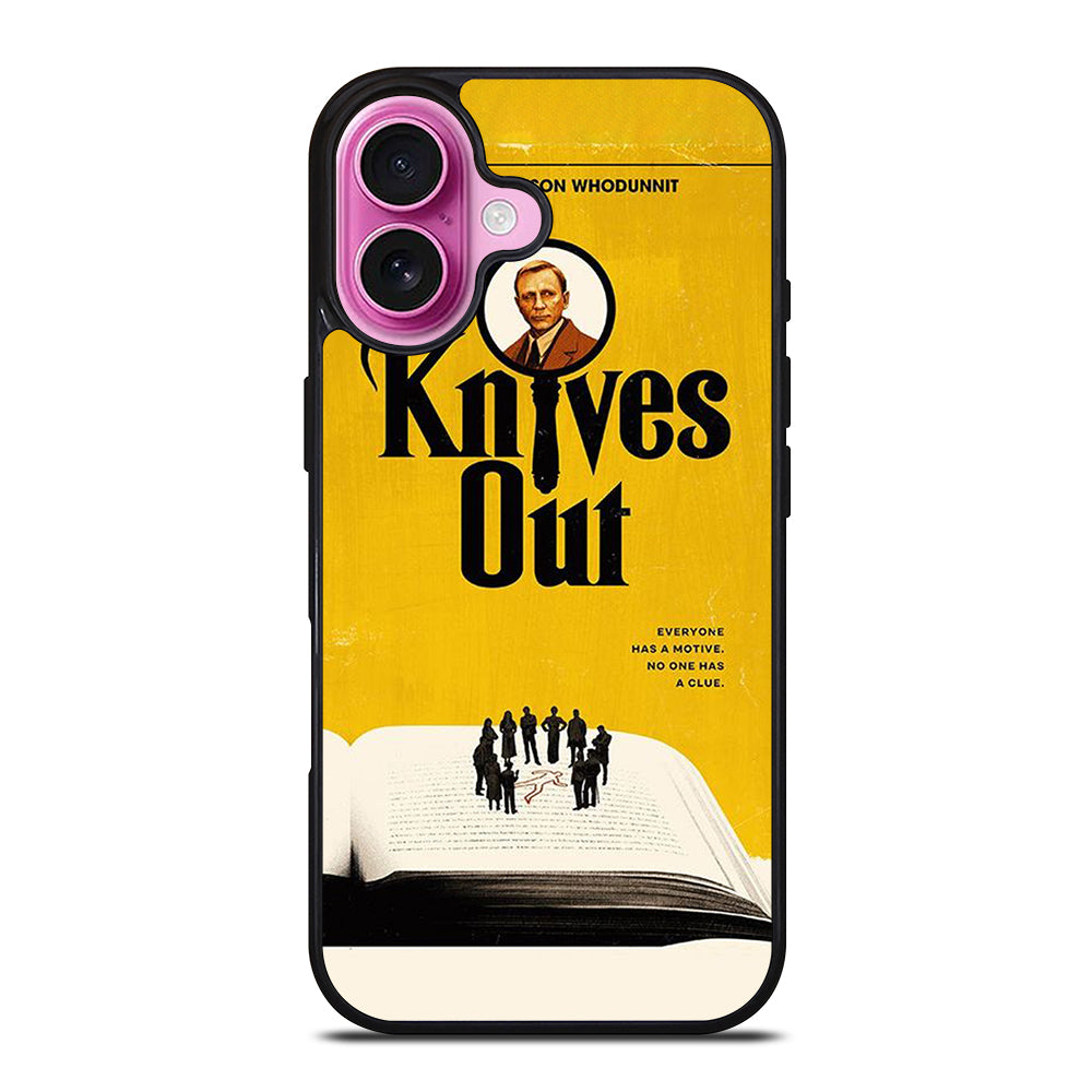 KNIVES OUT MOVIES POSTER iPhone 16 Plus Case Cover