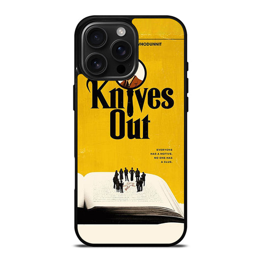 KNIVES OUT MOVIES POSTER iPhone 16 Pro Max Case Cover